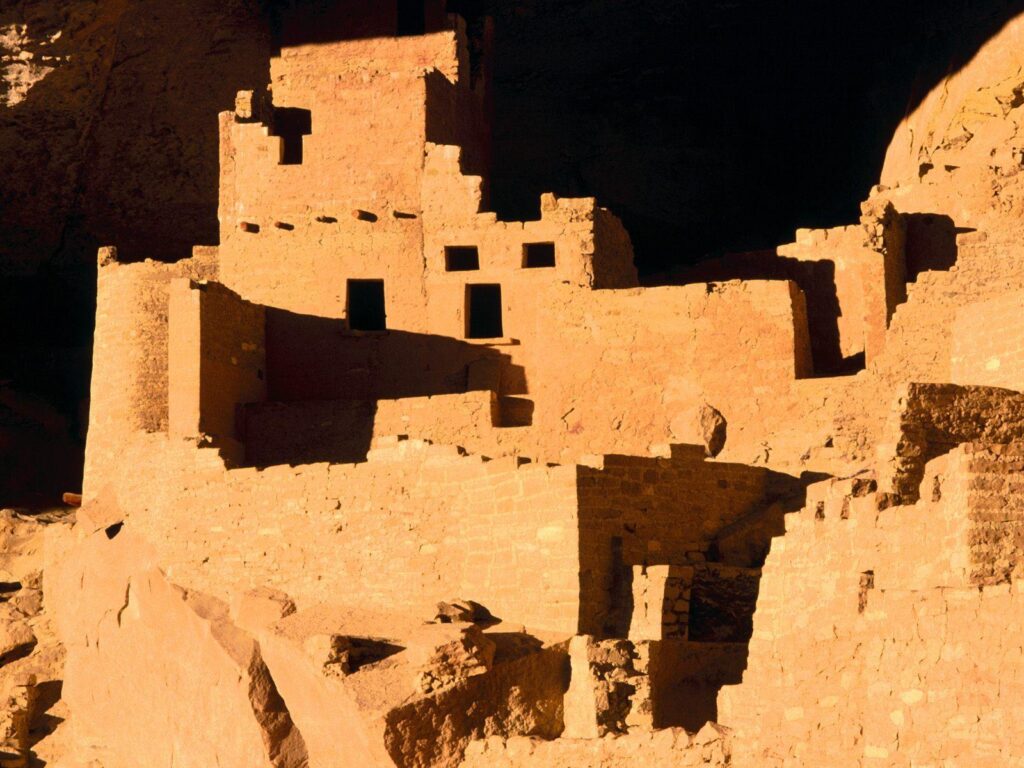 Cliff Palace, Anasazi Cliff Dwelling Mesa Verde