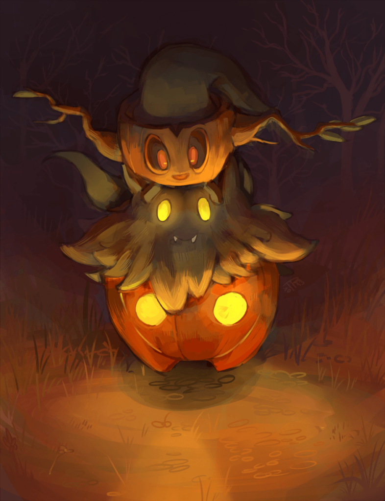 Jrryce More ghost Pokemon! I can imagine that Pumpkaboo and