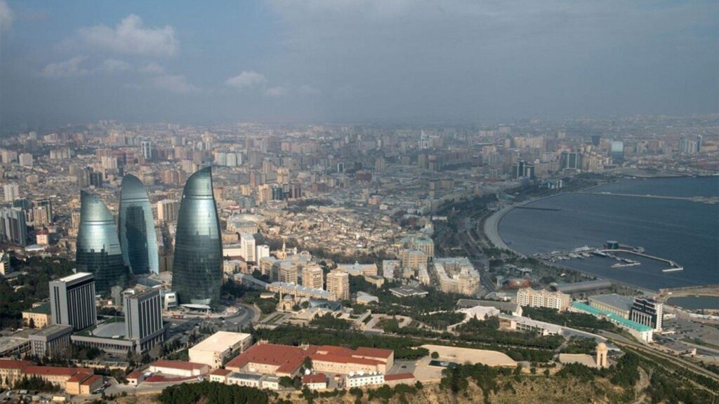 SimplyWallpapers Azerbaijan Baku architecture buildings