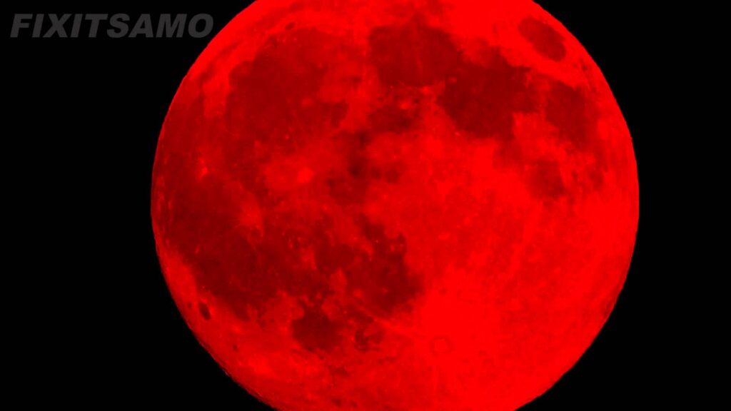 SEE THE REAL BLOOD MOON