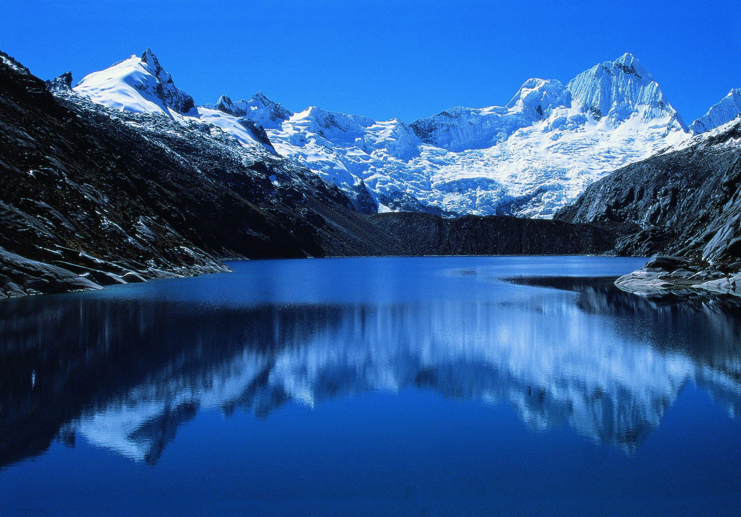 Blue lake in Peru wallpapers and Wallpaper