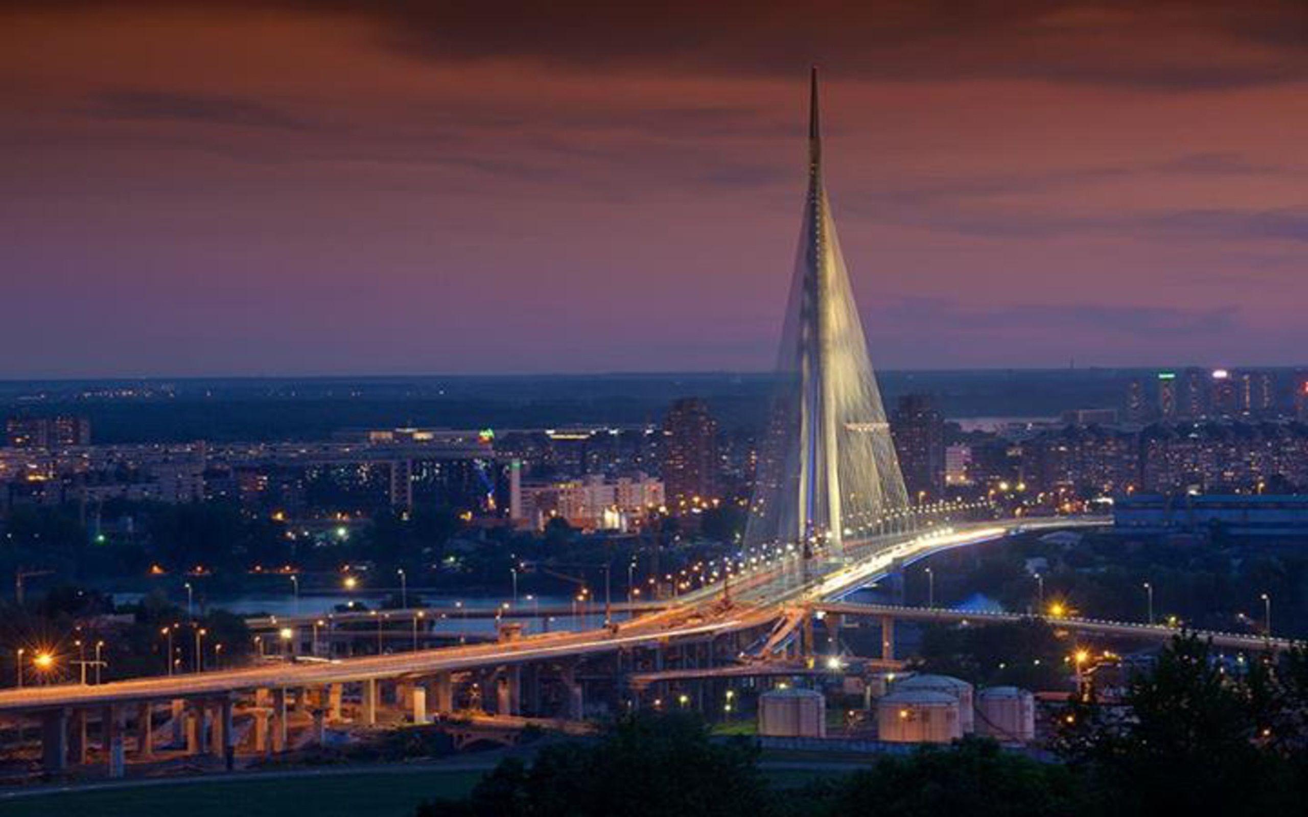 Bridge in belgrade 2K wallpapers photo