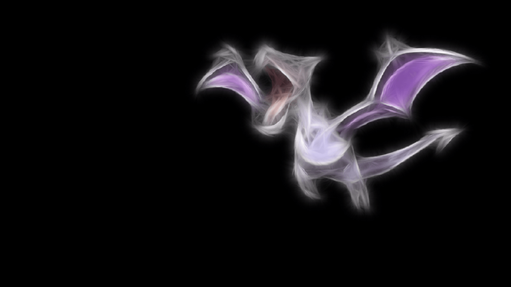 ScreenHeaven Aerodactyl Pokemon black backgrounds dragons simple