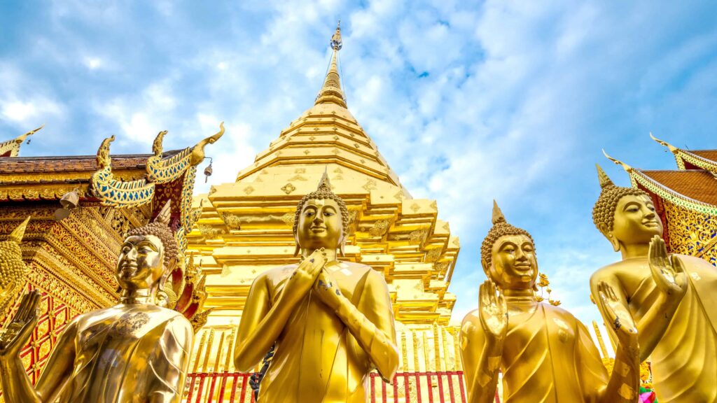 Wat Phra That Doi Suthep Buddhist Temple Chiang Mai Thailand UHD K