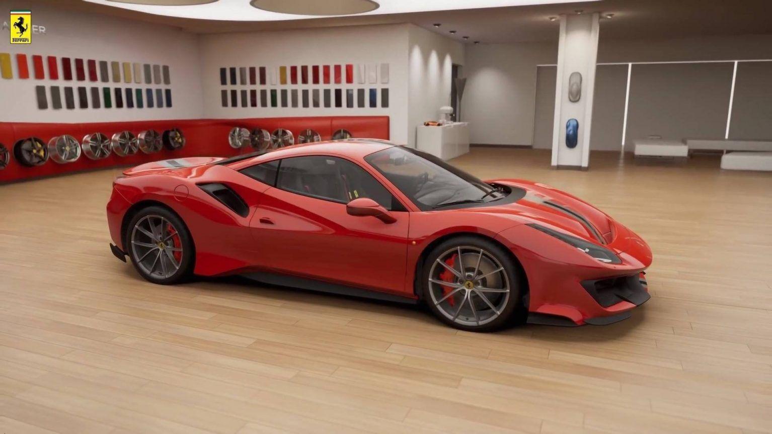 Ferrari Pista Rear High Resolution Picture