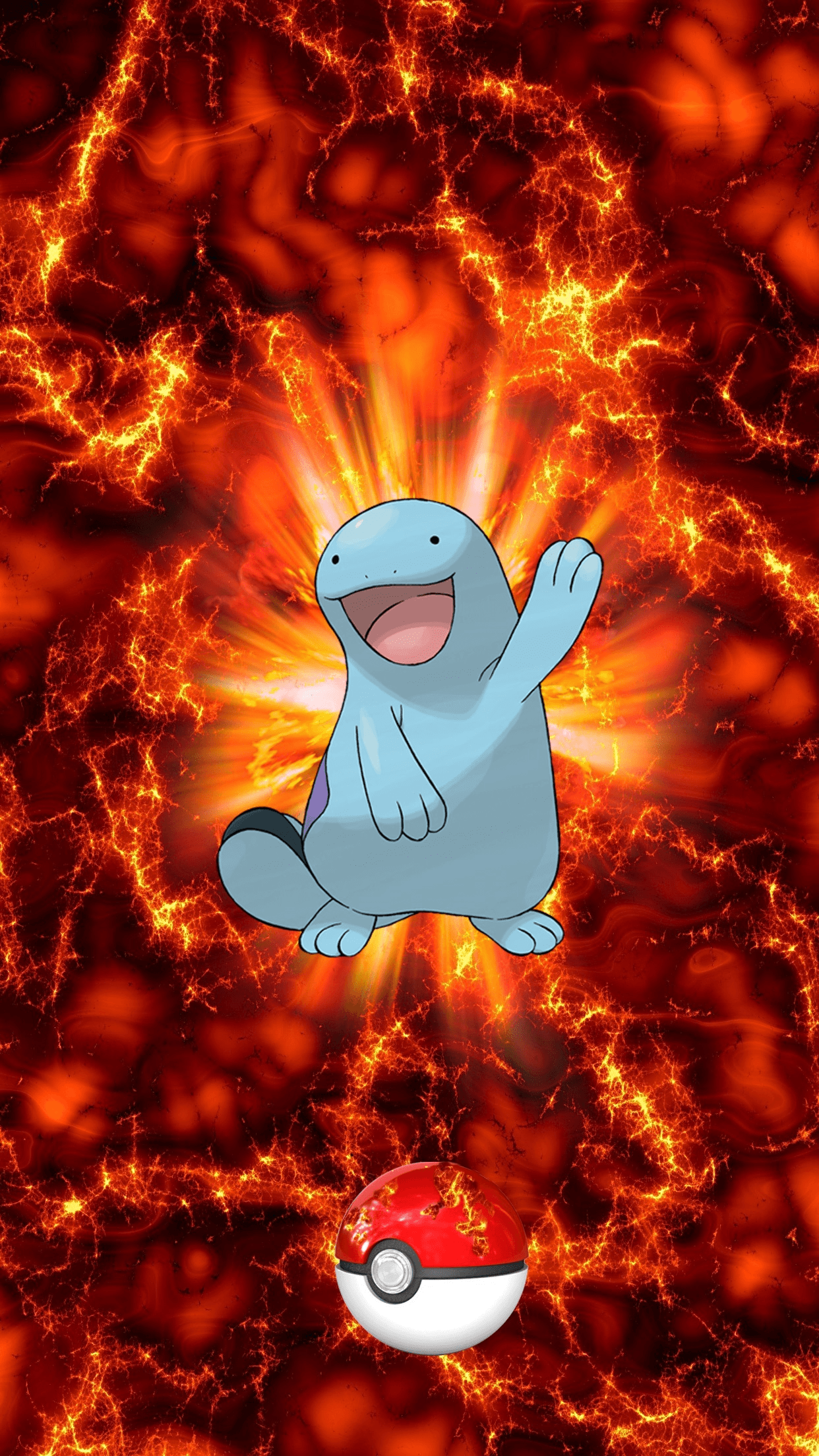 Fire Pokeball Quagsire Unknown Wooper