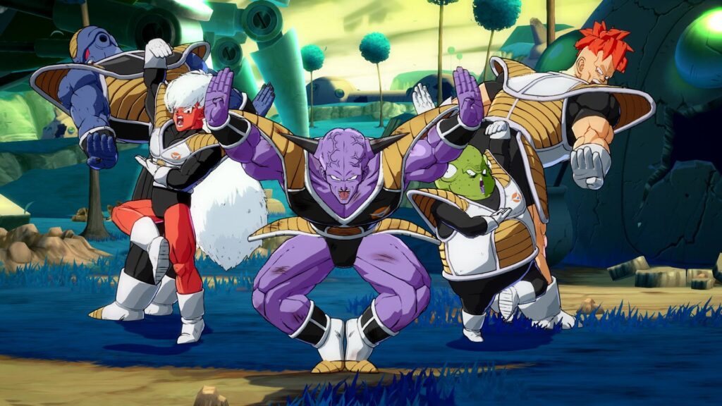 The Ginyu Force posing