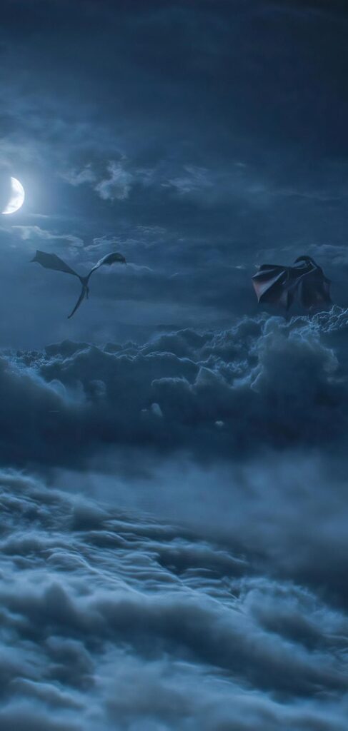 Dragons Above Cloud Game Of Throne Season