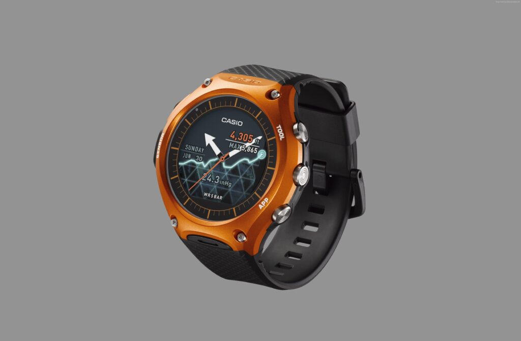 Wallpapers Casio WSD f, smart watch, CES , Hi