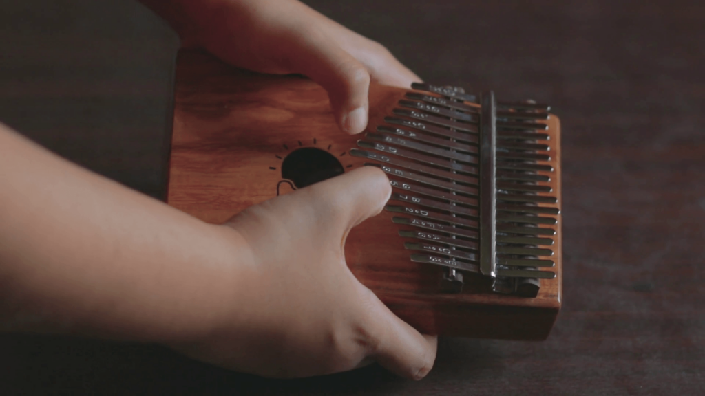 Playing chords on Kalimba It is an African musical instrument