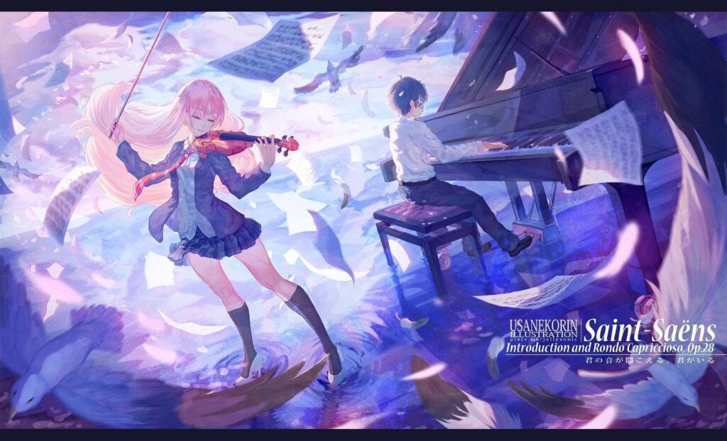 Your Lie In April Wallpapers 2K Download