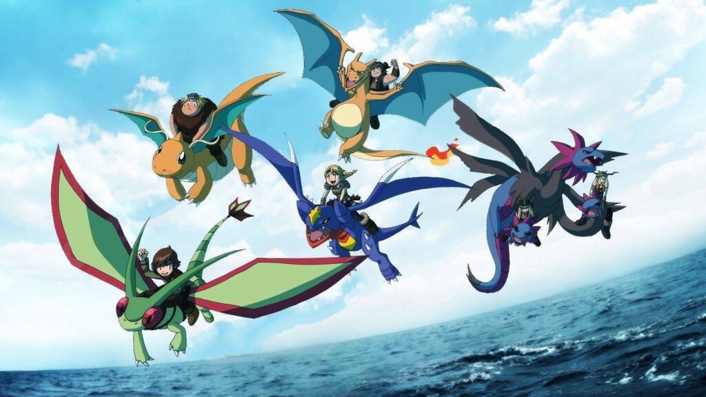 Pokemon how to train your dragon flygon charizard dragonite hiccup
