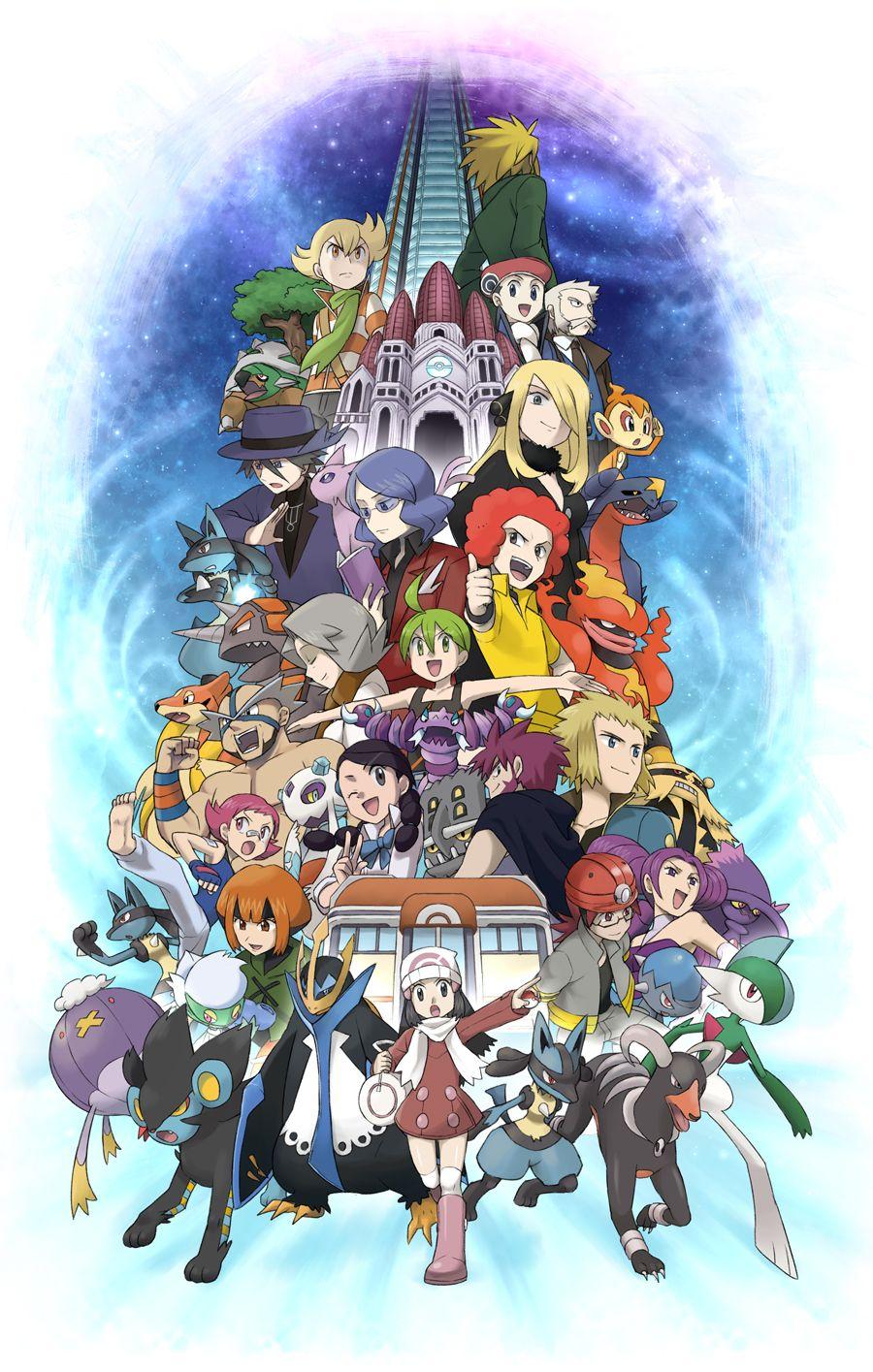 Bastiodon, chimchar, cranidos, denji, diamond, and others