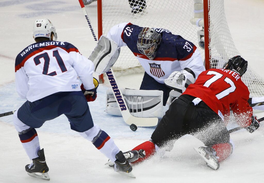 Sochi Olympics Day Canada defeats US