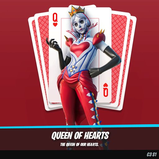 Queen of Hearts Fortnite wallpapers