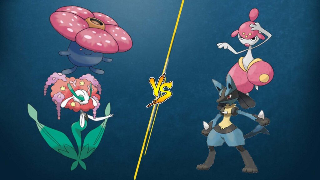 PTCGO Stream Match Florges|Vileplume vs Lucario|Medicham