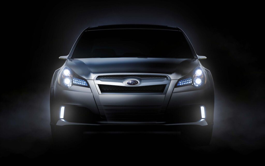 Subaru Legacy Sedan Car Black Wallpapers 2K Des Wallpapers