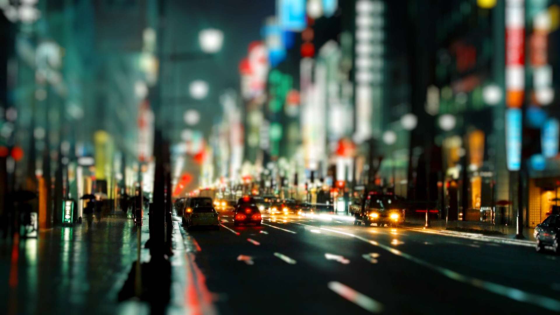 Tokyo At Night 2K Wallpapers