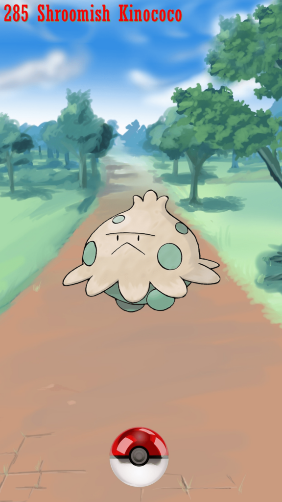 Street Pokeball Shroomish Kinococo