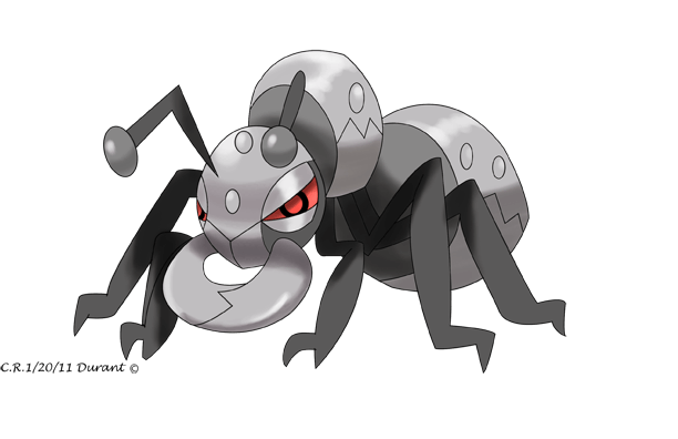Durant the Ant pokemon by Phatmon