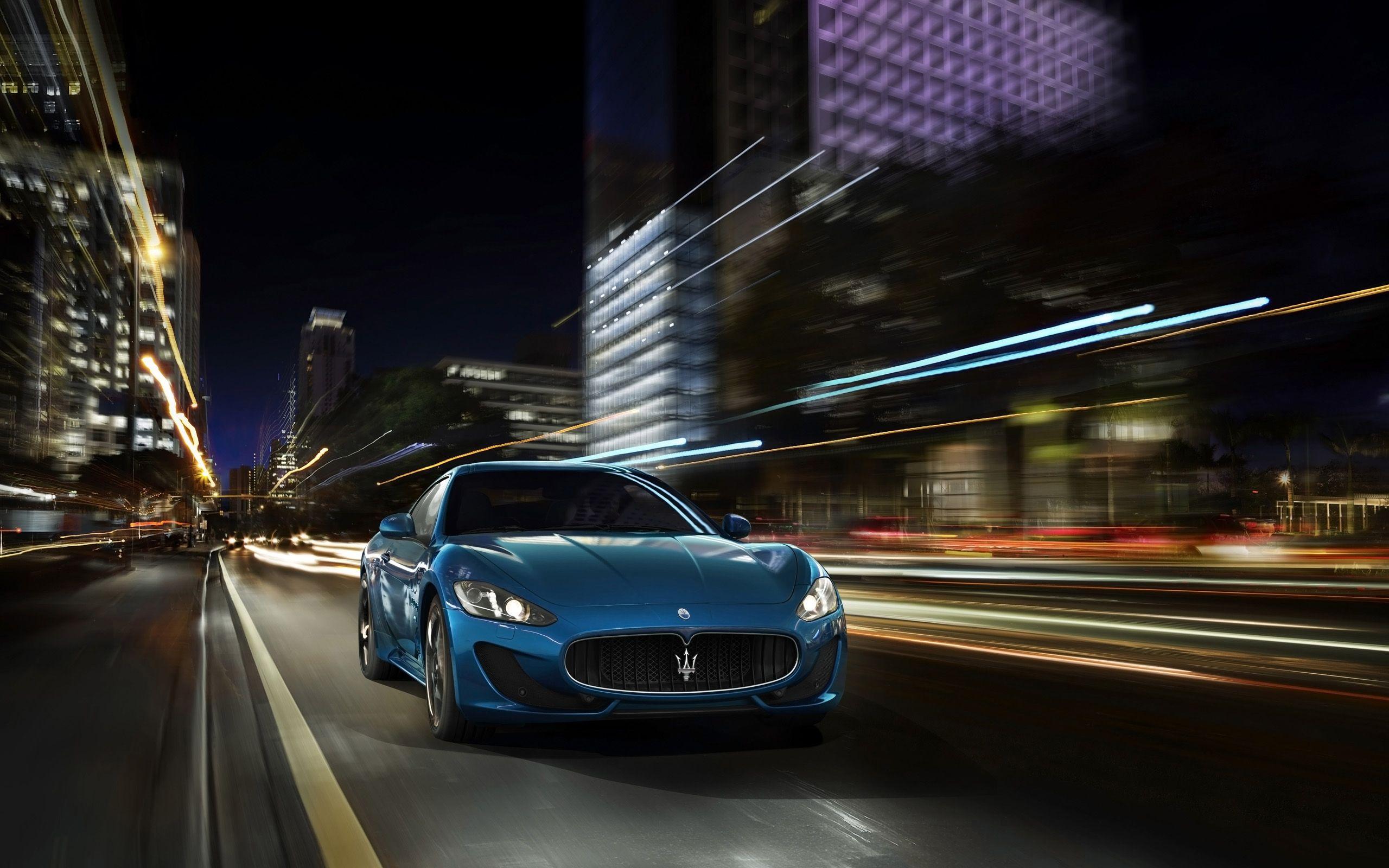 Maserati GranTurismo Sport Blue Wallpapers