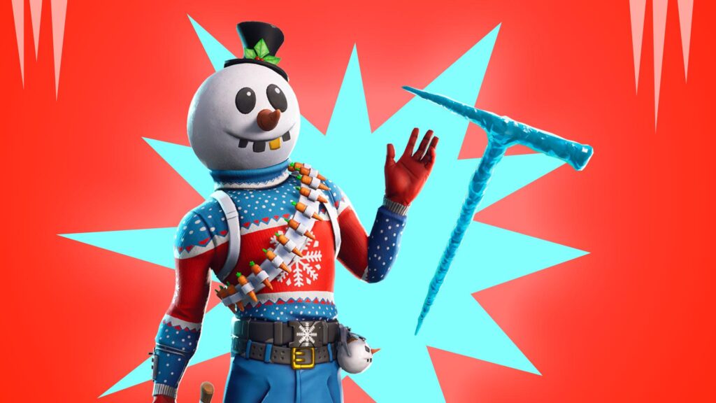 Christmas Skins arrive in Fortnite Slushy soldier, Icicle pickaxe