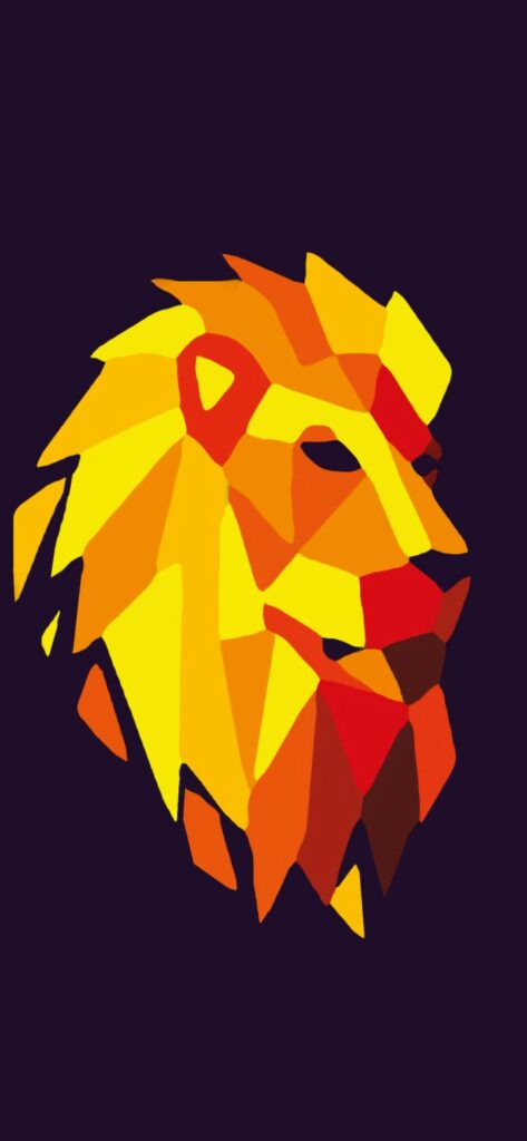 Lion Purple Backgrounds Digital Art Resolution