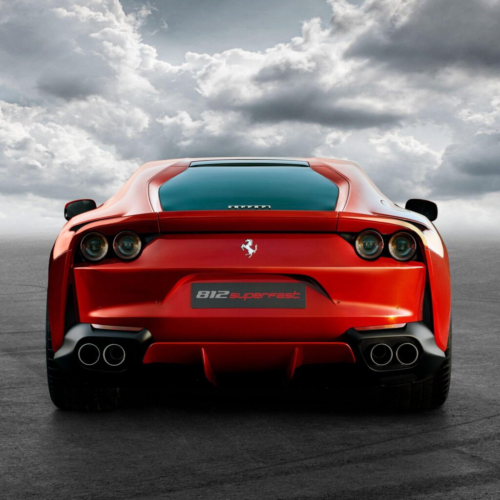 Download Ferrari Superfast Rear 2K k Wallpapers In