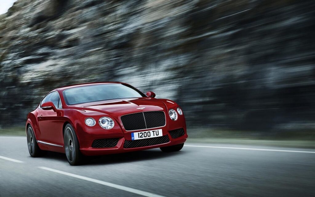 Bentley Continental GT V Red wallpapers