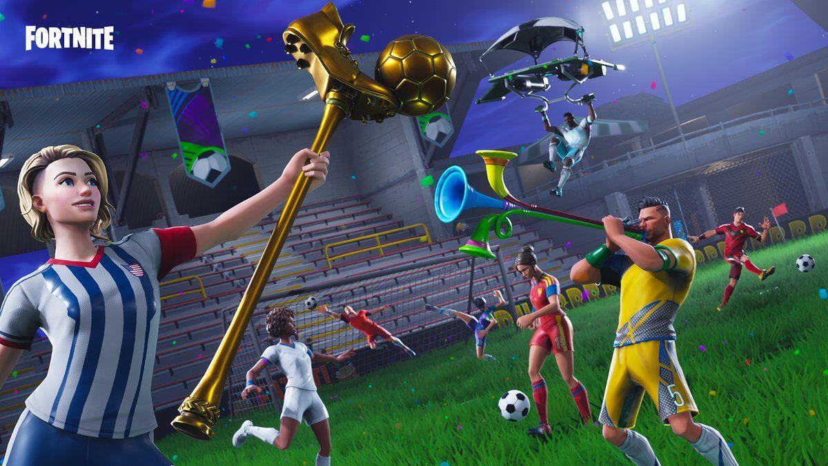 Fortnite on Twitter GOAAAAAL! Celebrate that Victory with the new