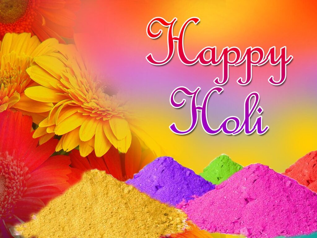 Happy Holi Wishes 2K Wallpapers Download