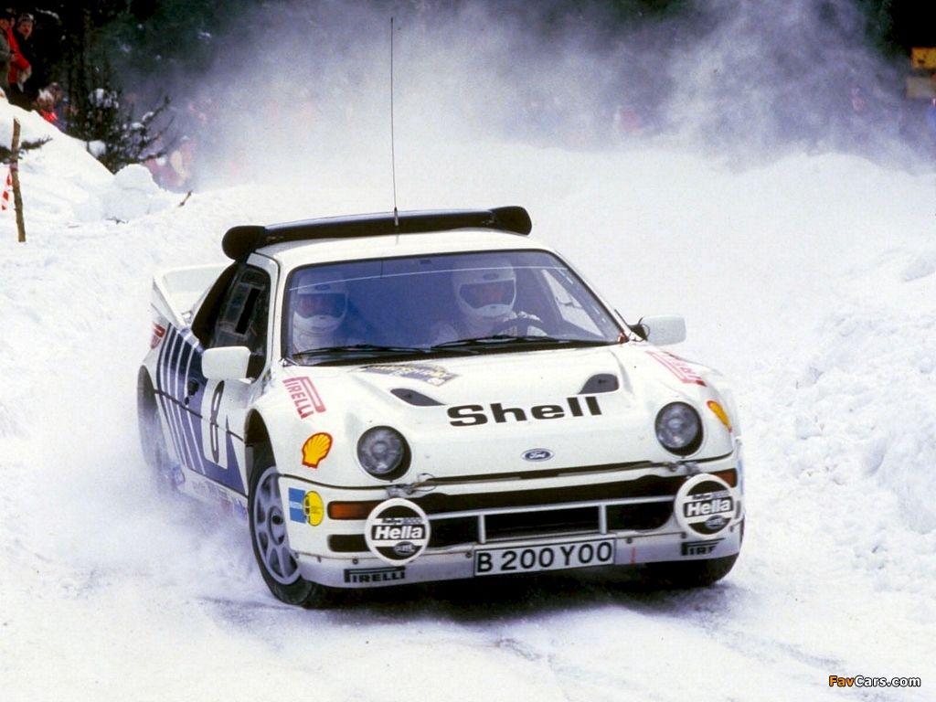 Of Ford RS Group B Rally Car
