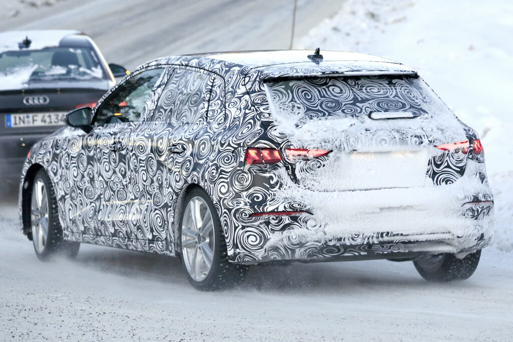 New Audi A spied again in sporty “S” guise