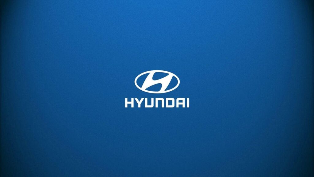 Blue, logo, brand, logo, hyundai, blue, car brand
