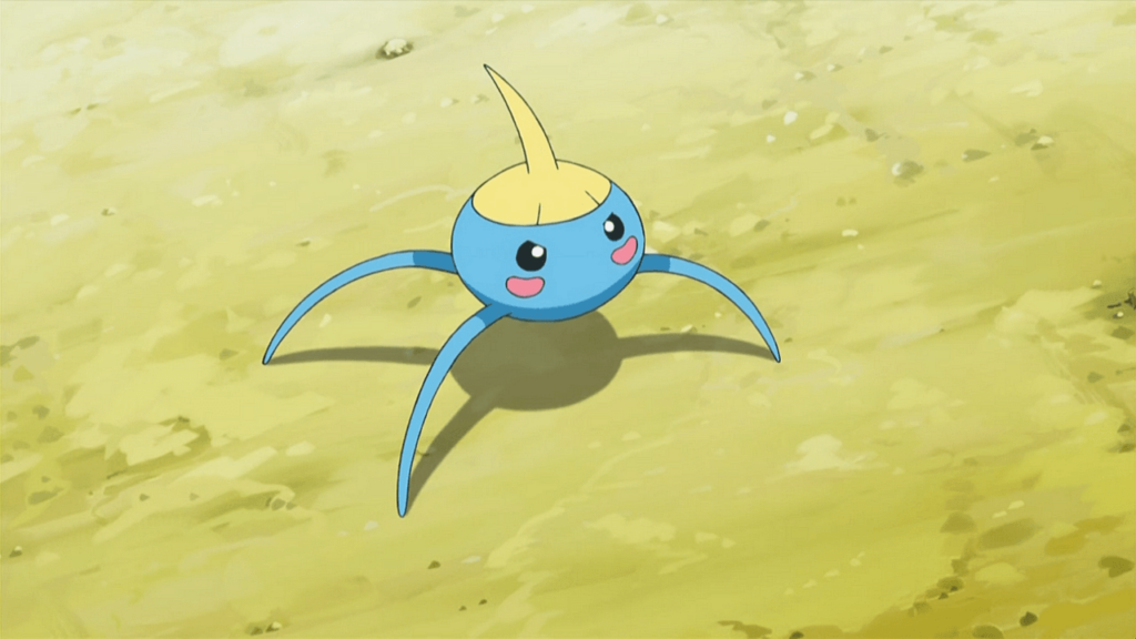 Surskit as seen in the anime