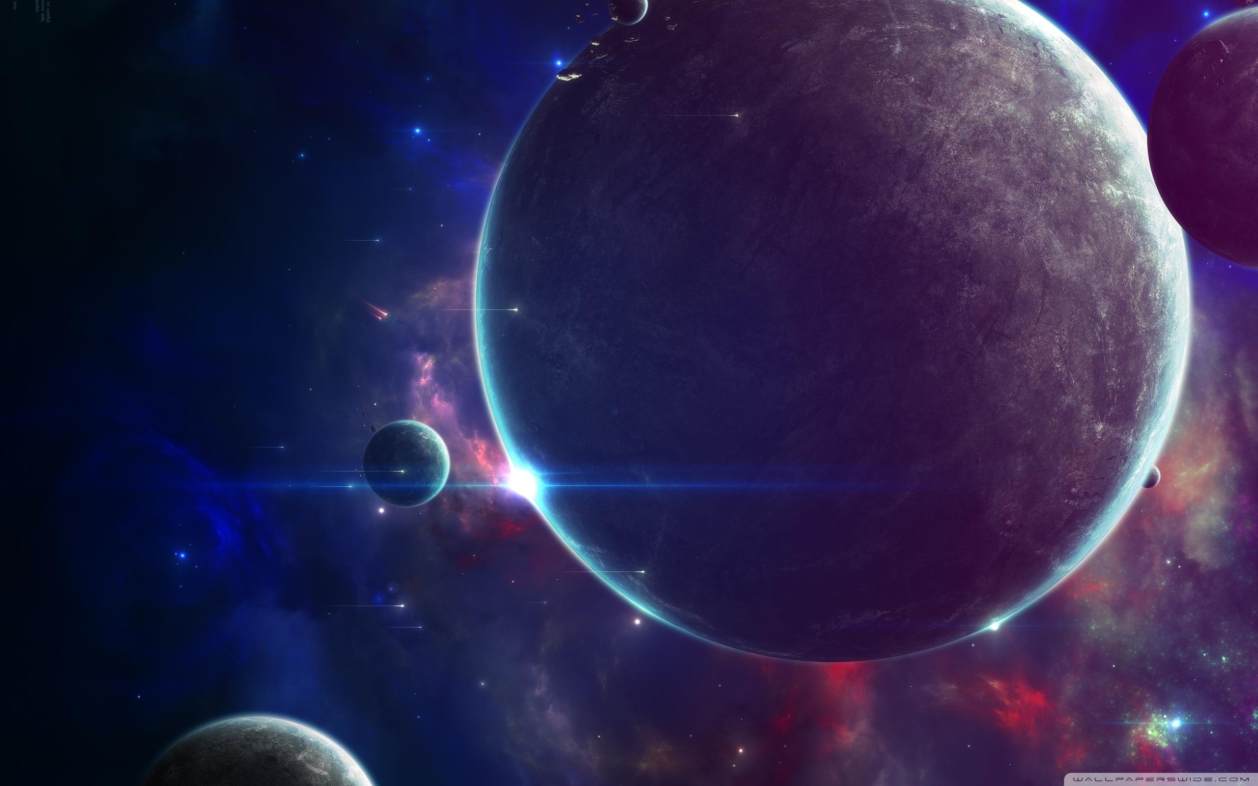 Download Close Planets Art 2K Wallpapers