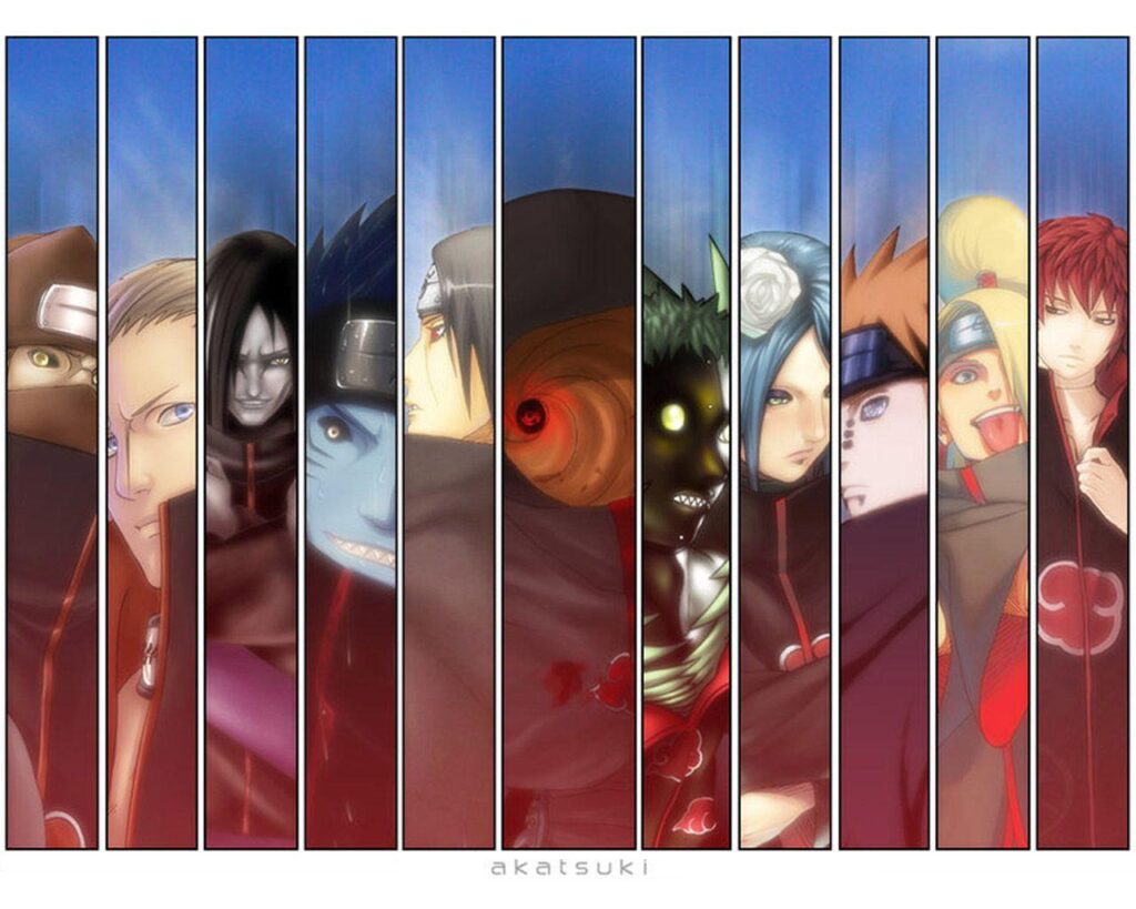 Naruto Shippuden Akatsuki 2K Wallpapers in Cartoons