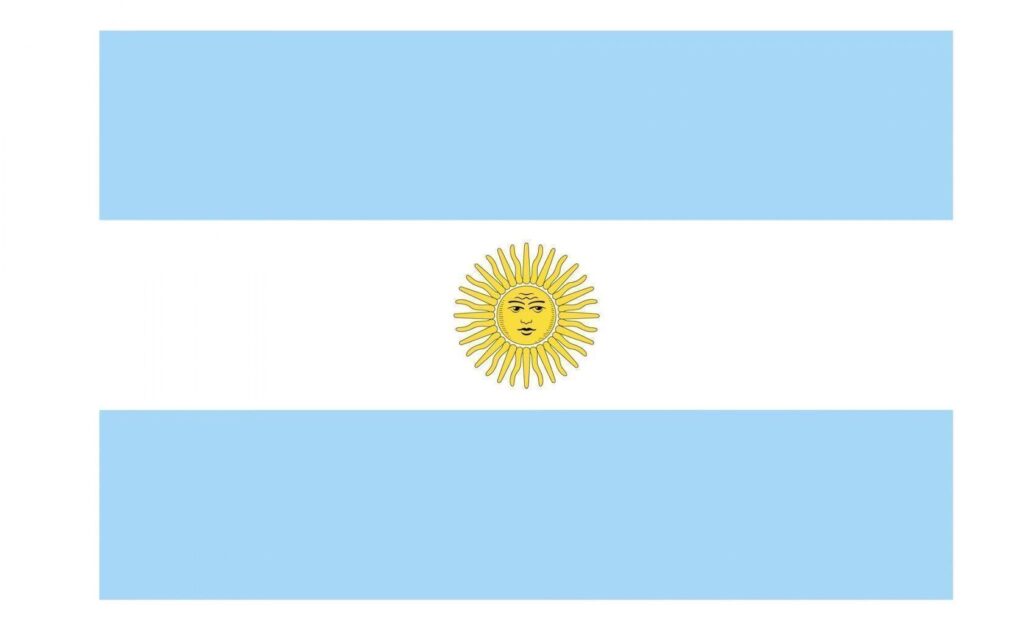 Argentina Flag Wide Wallpapers Desk 4K Wallpaper