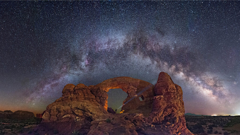 Star Sky Capitol Reef National Park Utah Wallpapers Download Hd