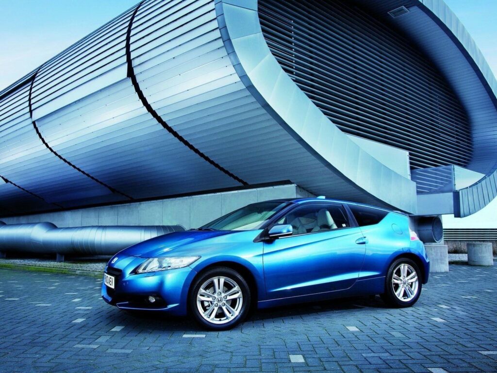 Blue Honda CR