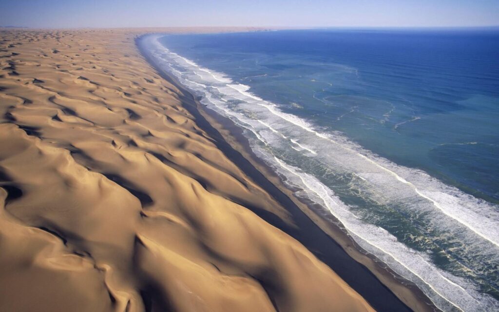 Landscape, Dune, Beach, Namibia Wallpapers 2K | Desk 4K and Mobile