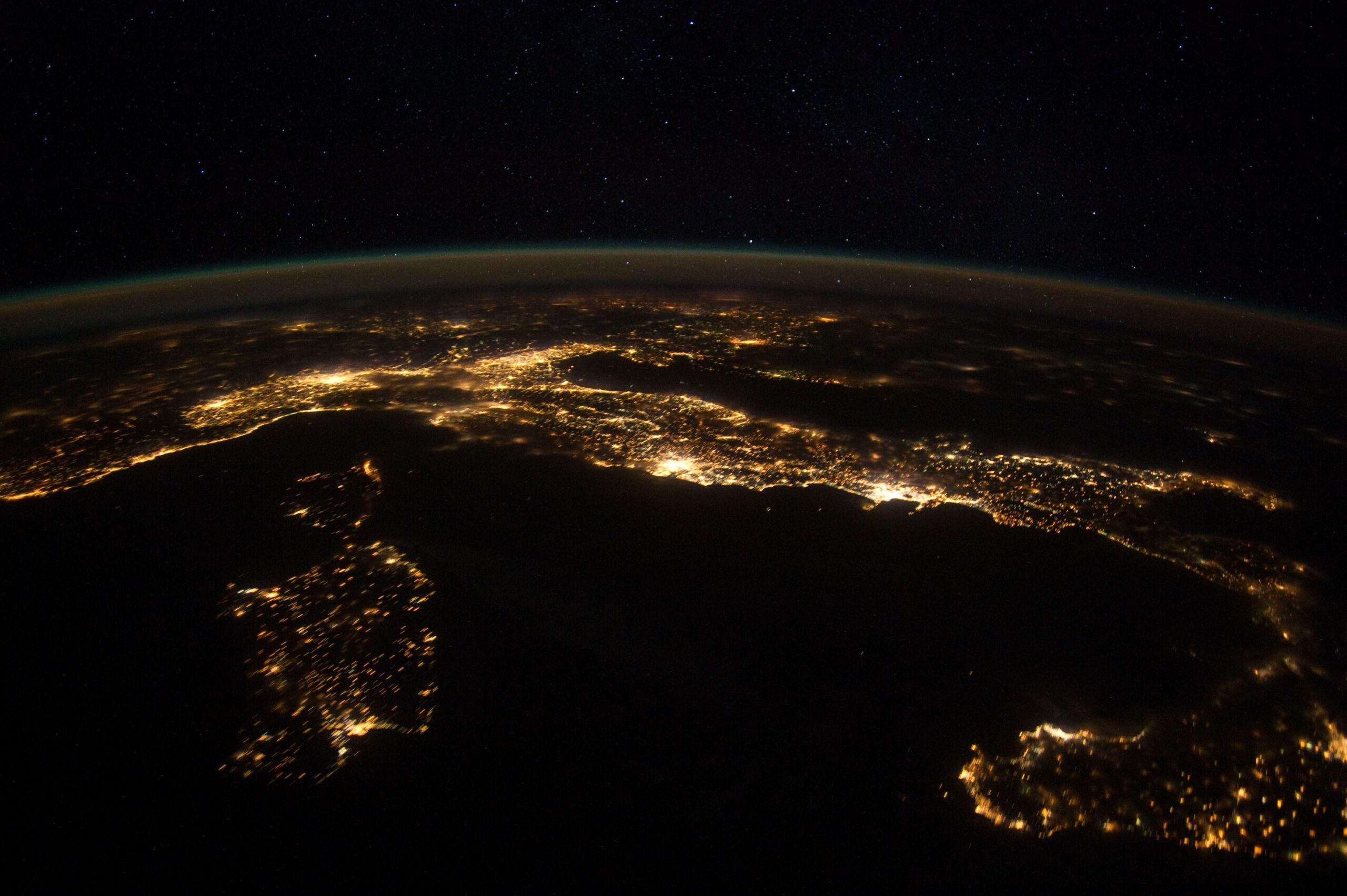 Earth From Space At Night
