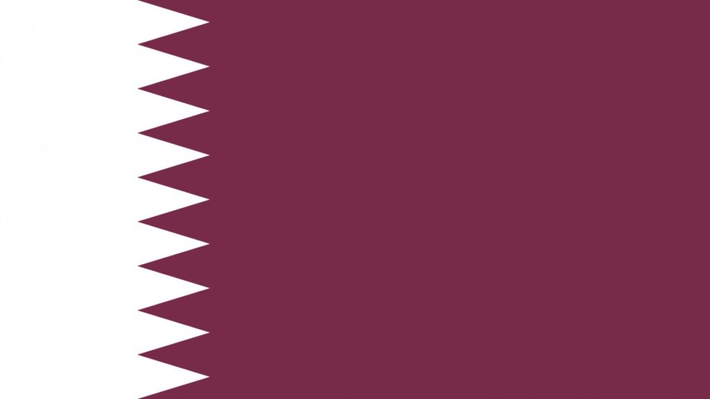 Qatar Flag 2K Wallpaper, Backgrounds Wallpaper