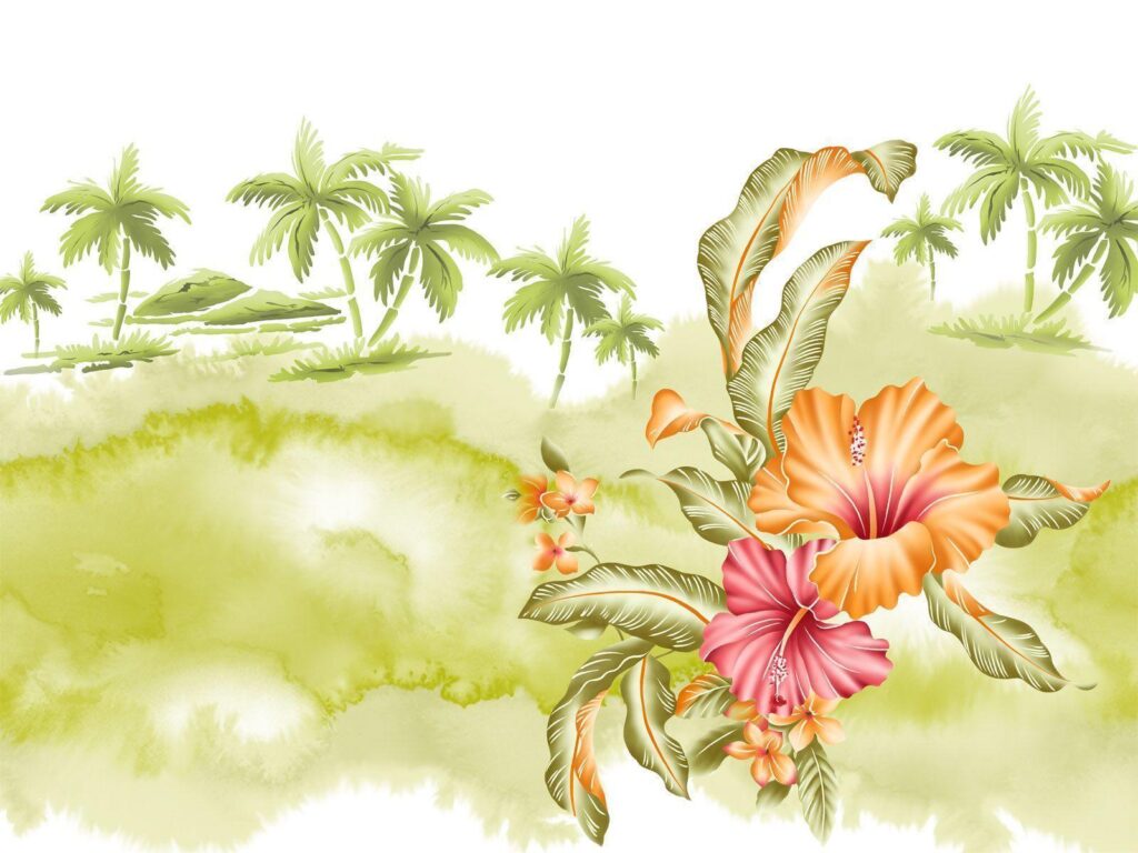 Wallpapers For – Hawaiian Flower Desk 4K Wallpapers