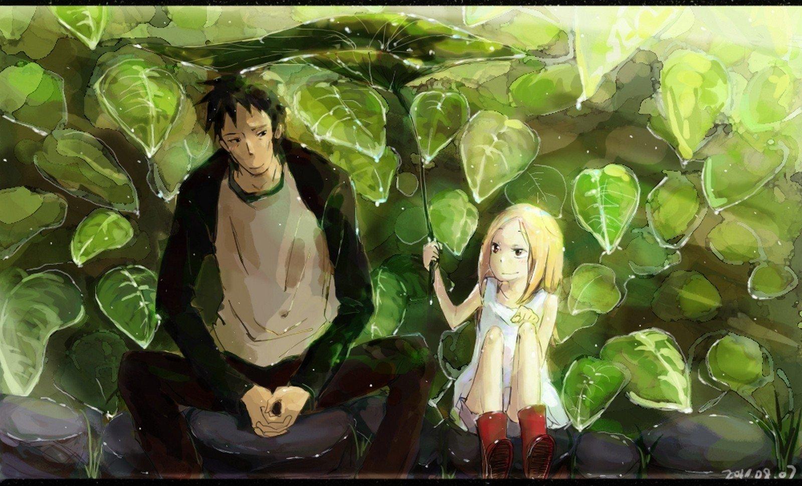 Wallpapers , Kaga Rin, Kawachi Daikichi, Usagi Drop