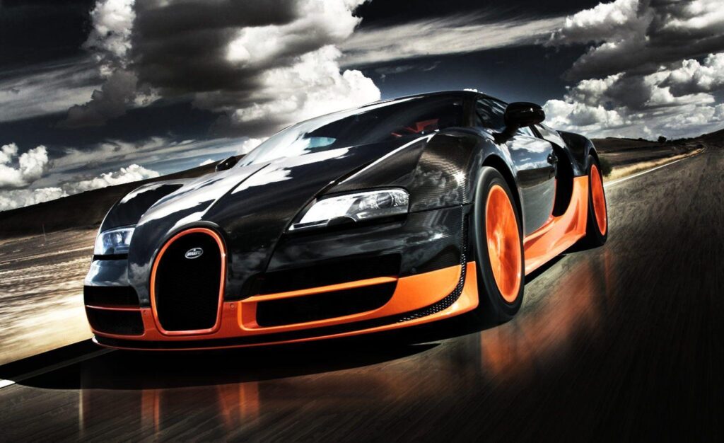 Bugatti veyron sports car 2K backgrounds
