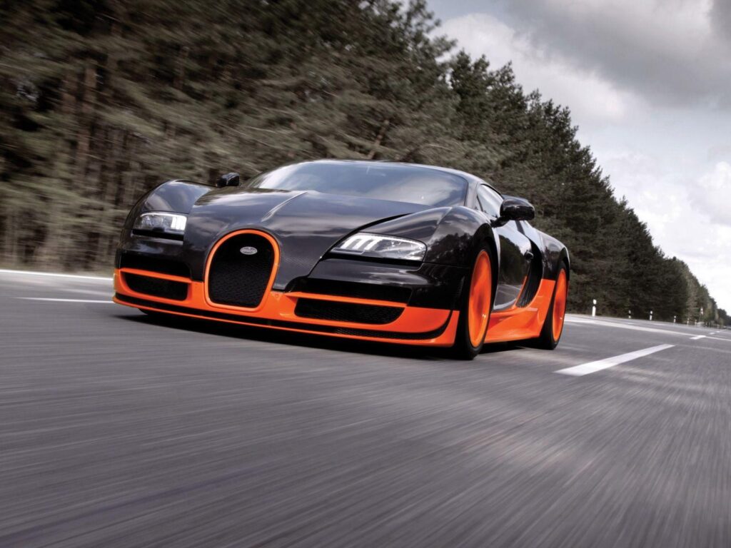 Landspeed worldrecord with the Bugatti Veyron Super Sport