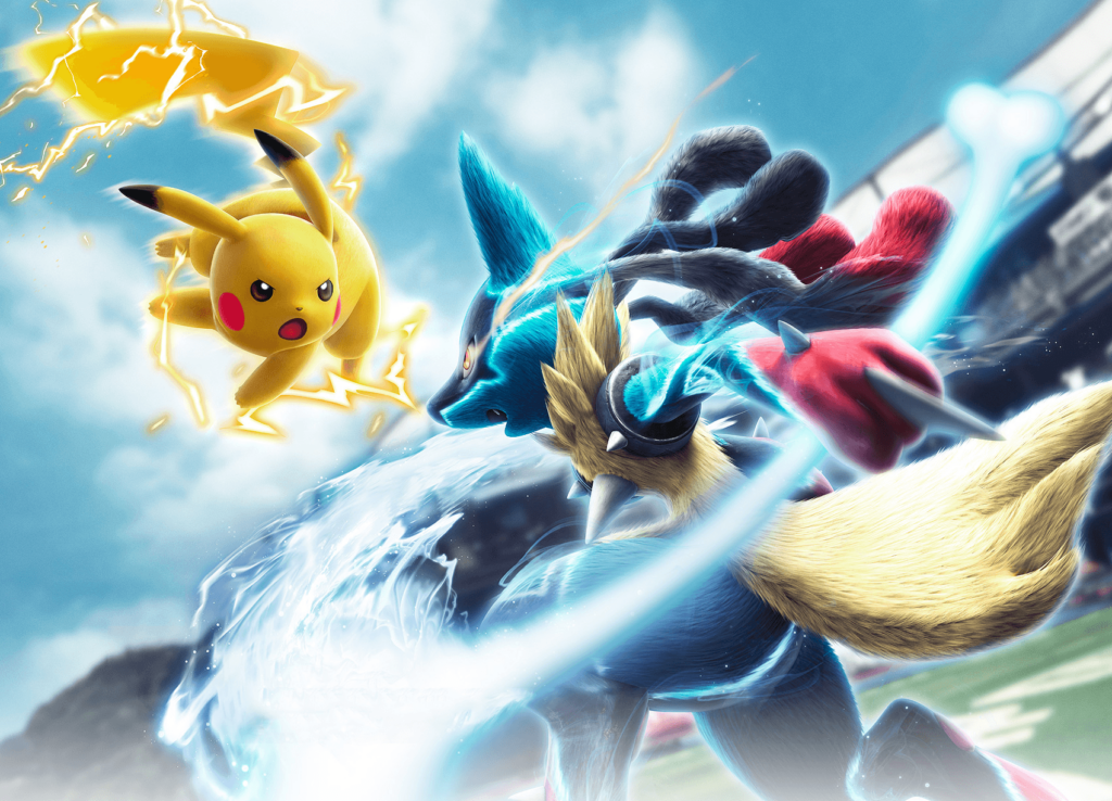 Mega Lucario VS Pikachu Wallpapers and Backgrounds Wallpaper