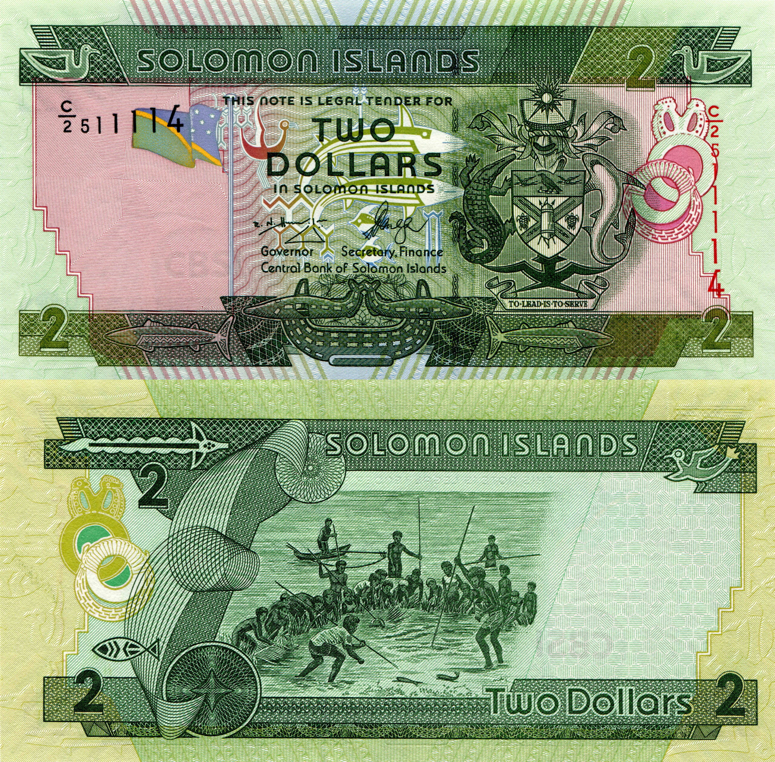 Wallpaper Banknotes dollar Solomon Islands Money
