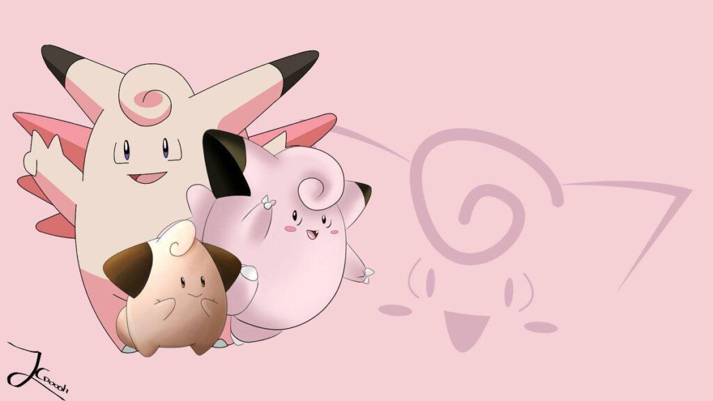 Clefairy evolution background|wallpapers by Jaceymon